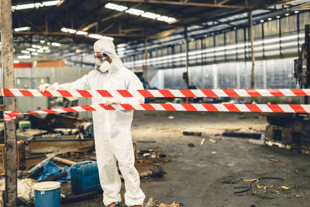 Professional Biohazard technician working in Pea Ridge, AR